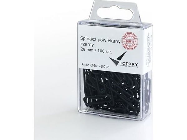 Victory Office Product VICTORY KONTORHÅLARE 28MM 100 FÖRPACK TÄCKTA sorterade PLASTHÄNGNINGSHÅLLARE