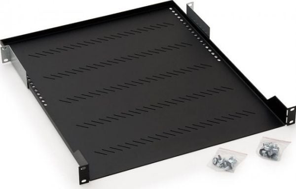 Triton - Rack-hylle - RAL 9005 - 1U - 19"