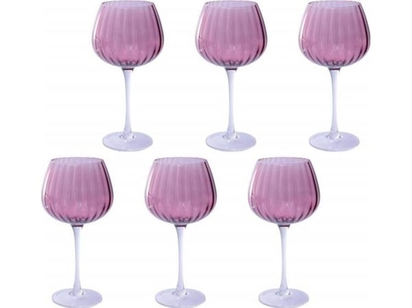 NPC Polska ROSE&TULIPANI prismeglass sett 6 stk 460 ml