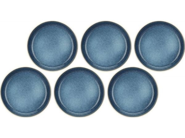 Novastyl ROSE&TULIPANI ARPEGGIO sett med 6 suppetallerkener 21 cm