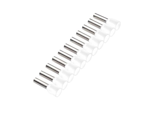 Cimco 18 4460 Kaapelikengät 0,50 mm² Osittain eristetty Valkoinen 500 kpl