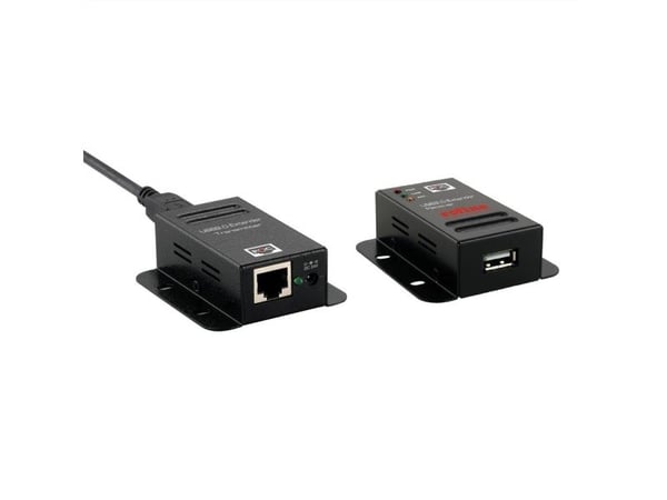 ROLINE 12.04.1102, AV-sender og -mottaker, 50 m, Koblet med ledninger (ikke trådløs), Sort