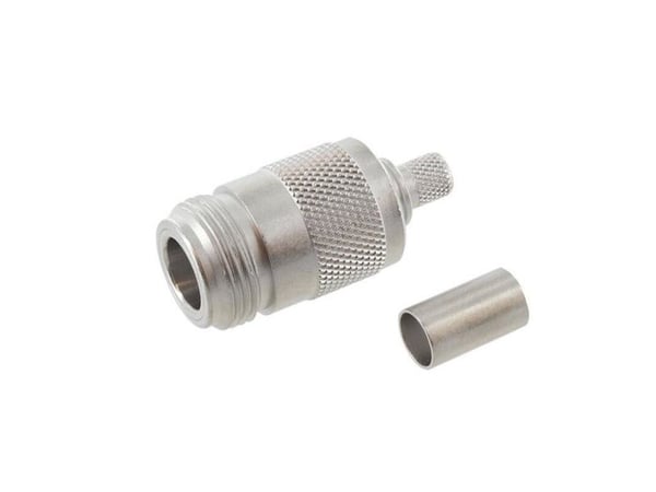 Telegärtner 100024054 100024054 N-liitin Liitin, suora 50 Ω 1 kpl