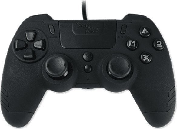 Steelplay Slim Pack - Gamepad - kabling - ibenholtsort - PC:lle, Sony PlayStation 3:lle, Sony PlayStation 4:lle
