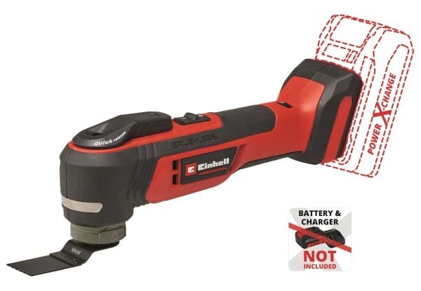 Einhell TP-MG 18 Li BL - Solo, Sliping, Sliping, Saging, Sort, Rød, Batteri, Lithium-Ion (Li-Ion), 18 V, 1,08 kg - SOLO