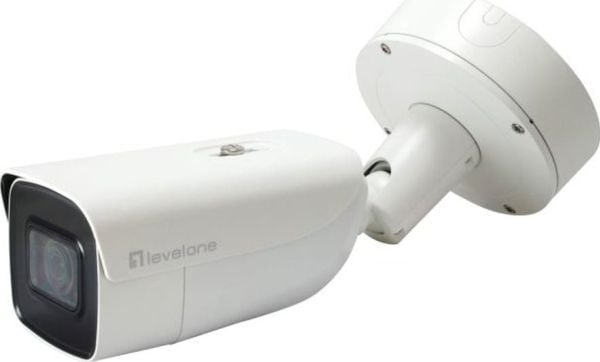 LevelOne FCS-5095, IP-sikkerhetskamera, Inne & Ute, Koblet med ledninger (ikke trådløs), CE/FCC, Tak/Vegg, Hvit