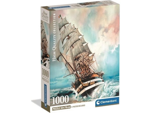 Clementoni Puslespil HQC Amerigo Vespucci, 1000 brikker