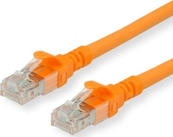 ROLINE 21152775, 5 m, Cat6a, U/UTP (UTP), RJ-45, RJ-45, Oranssi