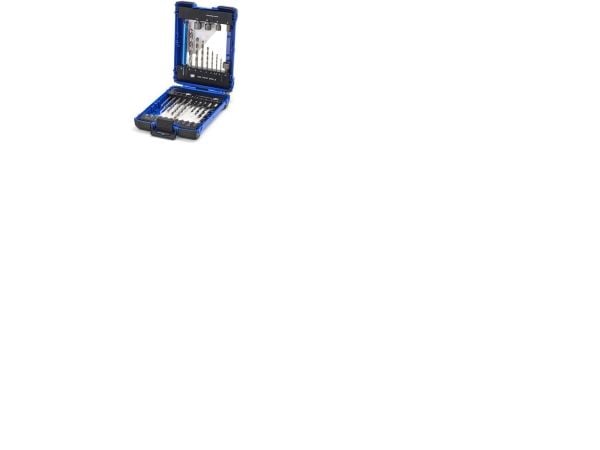 THÜRMER TOOLS kombiborrset med kåpa: borr för metall 2–8 mm, trä 3–8 mm och mur 4–8 mm, inkl. toppar m/ batteri och bits THÜRMER TOOLS kombiborrset med kåpa: borr för metall 2–8 mm, trä 3–8 mm och mur 4–8 mm, inkl. toppar m/ batteri och bits