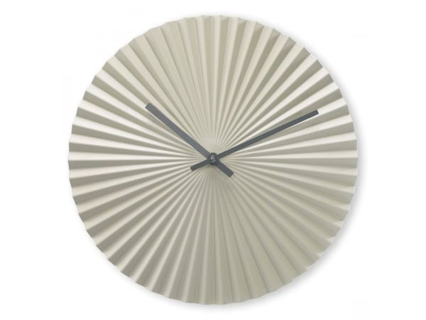 Hama Barbados, Vegg, Kvartsklokke, Rund, Grønn, Grå, Metall, Minimalisme