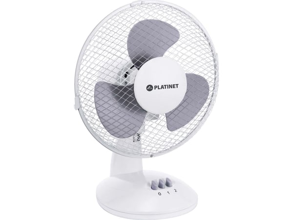 Platinet vifte 9", grå (44745)