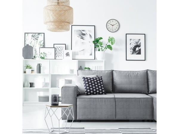 TFA-Dostmann 60.3550.10, Vegg, Analoge klokker, Rund, Grå, Plast, Glass