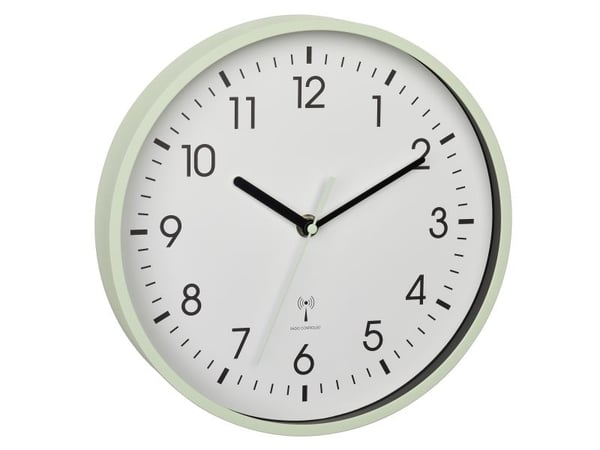 TFA Dostmann 60.3550.04 Radio-ohjattava seinäkello 24,5 cm x 4,2 cm Mint (60.3550.04)