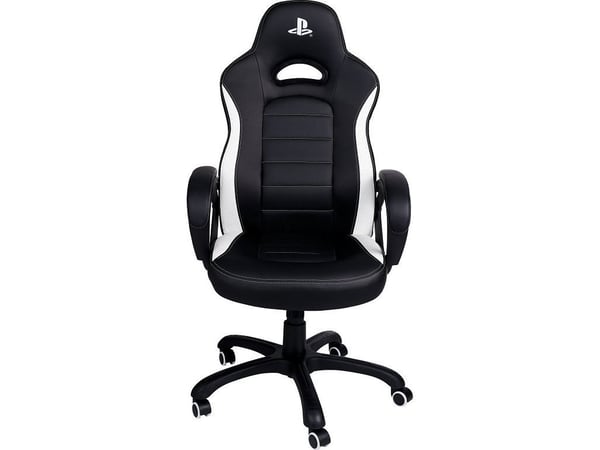NACON CH-350ESS, Universal gaming-stol, 110 kg, Polstret Sete, Polstret Rygg, Svart, Svart, Hvit
