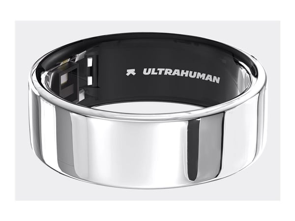 Ultrahuman Ring Air älykellon älysormus, hopea, 09