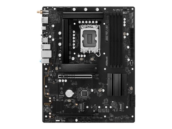 ASRock B860 Pro-A WiFi - Moderkort - ATX - LGA1851-uttag - B860 Chipuppsättning - USB-C Gen 2x2, USB-C 3.2 Gen 1, USB 3.2 Gen 1 - Wi-Fi 6E, 2.5 Gig...