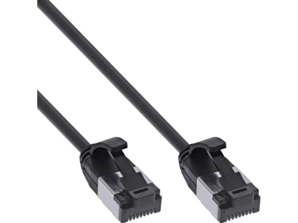 InLine 75307S, 7,5 m, Cat8.1, U/FTP (STP), RJ-45, RJ-45, Svart