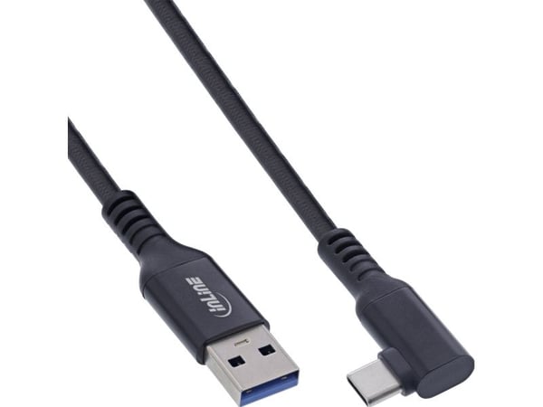 InLine 35715V, 5 m, USB C, USB A, USB 3.2 Gen 1 (3.1 Gen 1), 5 Gbit/sek., Sort