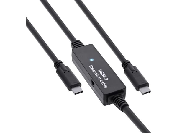 InLine 35670C, 5 m, USB C, USB A, USB 3.2 Gen 1 (3.1 Gen 1), 5 Gbit/sek, svart
