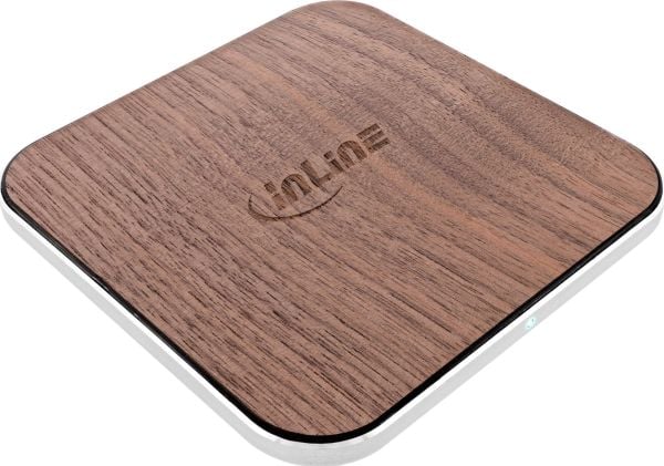 InLine 33393X, Innendørs, USB, 9 V, 2 A, Trådløs lading, 1 m
