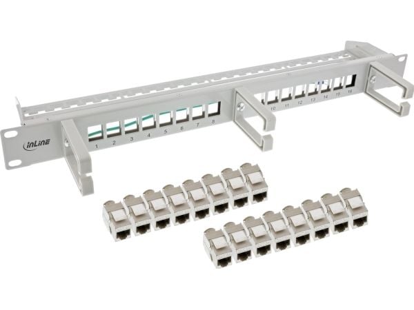 InLine 76822C, 1U, Grå, 160 x 460 x 50 mm, 160 mm, 50 mm, 460 mm