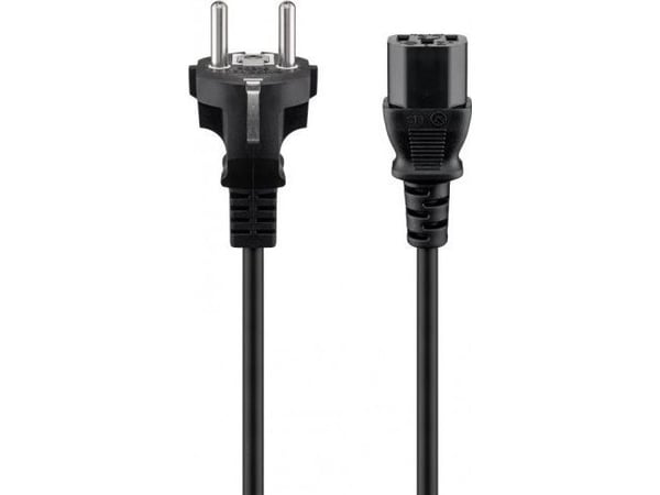 Goobay 68605, 1,5 m, Strömkontakt typ F, IEC C13, H05VV-F3G, 250 V