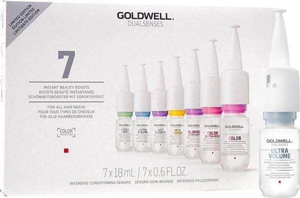 Goldwell Dualsenses Instant Beauty Boosts hårbehandlingssett, Alle hårtyper, 7x18ml