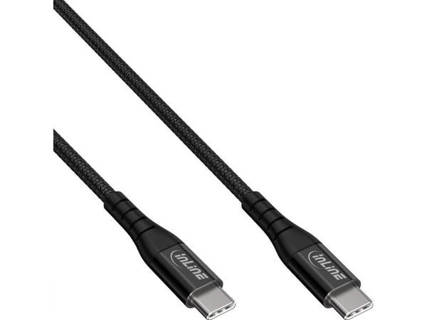InLine 35851, 1 m, USB C, USB C, USB 2.0, 480 Mbit/s, sortering
