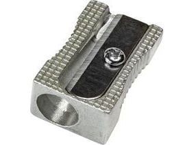 Titanum blyantspisser Titanum - metallbeholder sølv, pakke 24 stk (58845)