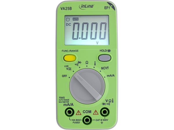 InLine 43117A, LCD-näyttö, 44 x 30 mm, paristot, AAA, 1,5 V, 62 mm