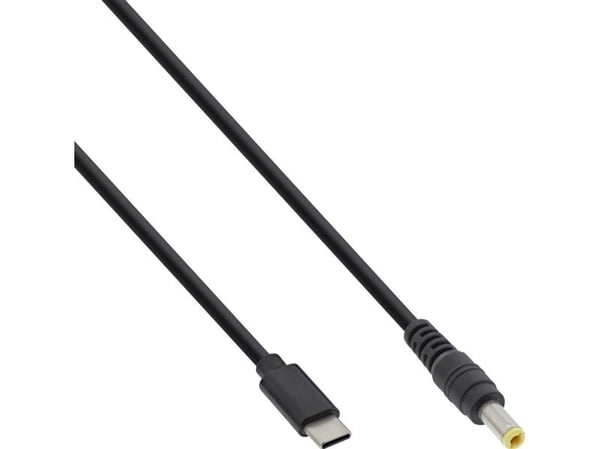 InLine 26676, 2 m, USB C, EIAJ-02 (4,0 mm, 1,7 mm), 18 - 20 V, 3,25 A