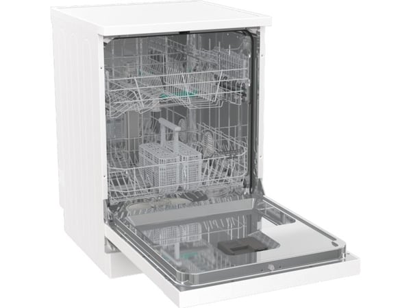 Gorenje GS642D90W, Frittstående, Full størrelse (60 cm), Hvit, Svart, Berøringskontroll, Kaldt, Varm