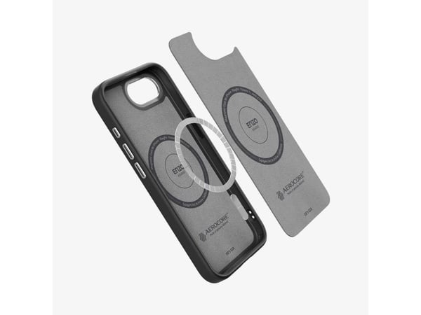 Spigen Enzo Aramid, Mobilskal, Apple, iPhone 16e, 15,5 cm (6.1"), Svart