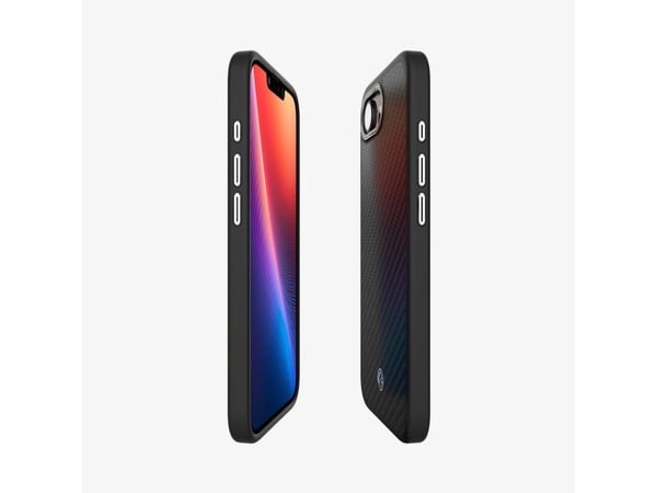 Spigen Enzo Aramid, Mobilskal, Apple, iPhone 16e, 15,5 cm (6.1"), Svart