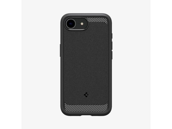 Spigen Rugged Armor (MagFit), Deksel, Apple, iPhone 16e, 15,5 cm (6,1"), Sort