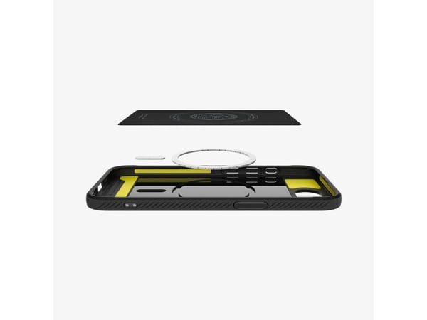 Spigen Rugged Armor (MagFit), Deksel, Apple, iPhone 16e, 15,5 cm (6,1"), Sort