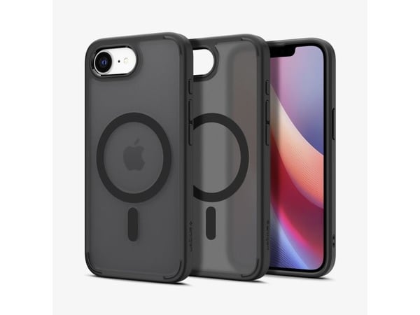 Spigen Ultra Hybrid (MagFit), Deksel, Apple, iPhone 16e, 15,5 cm (6,1"), Sort