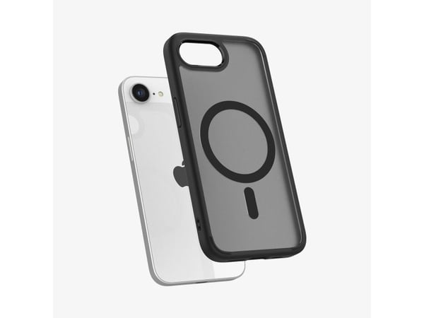 Spigen Ultra Hybrid (MagFit), Deksel, Apple, iPhone 16e, 15,5 cm (6,1"), Sort