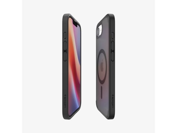 Spigen Ultra Hybrid (MagFit), Deksel, Apple, iPhone 16e, 15,5 cm (6,1"), Sort