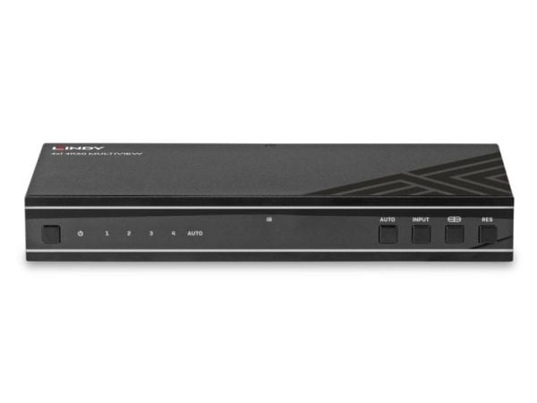 Lindy 38228, HDMI, Metall, Svart, 60 Hz, 3840 x 2160, 18 Gbit/s