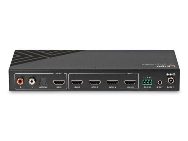 Lindy 38228, HDMI, Metall, Svart, 60 Hz, 3840 x 2160, 18 Gbit/s