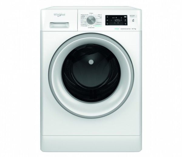 Whirlpool FFWDB 976258 SV EE, Frontmatet, Frittstående, Hvit, Venstre, 7 kg, 1551 RPM
