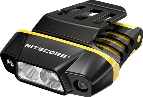 Nitecore NU11, Hodebåndslommelykt, Sort, Gult, Plast, 1 m, IPX5, 2 lamper