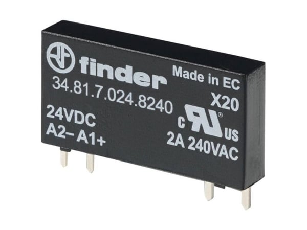 Finder Puolijohderele 34.81.7.005.9024 Kytkentäjännite (max.): 33 V/DC