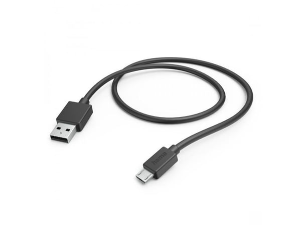 Hama 00201584, 1 m, Micro-USB A, USB A, USB 2.0, 0,48 Gbit/s, Svart