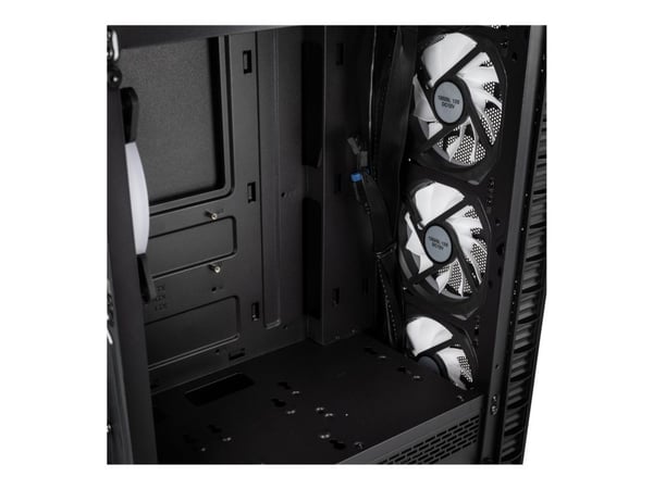 Kolink Observatory Lite Mesh RGB - Tower - ATX - sidepanel med vindu (herdet glass) - ingen strømforsyning (ATX) - svart - USB/lyd