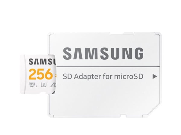 Samsung PRO Plus MB-MD256SA - Sonic the Hedgehog flashminnekort (microSDXC til SD-adapter inkludert) - 256 GB - A2 / Video Class V30 / UHS-I U3 - m...