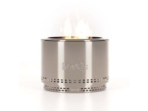 herQs Smokeless FirePit Chief – rostfritt stål