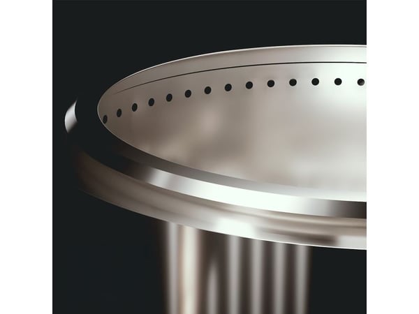 herQs Smokeless FirePit Chief – rostfritt stål