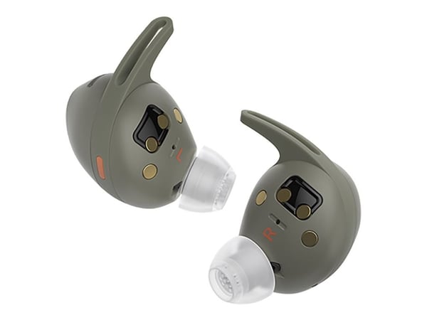 Sennheiser MOMENTUM Sport - True wireless-hodetelefoner med mikrofon - i øret - Bluetooth - aktiv støydemping - oliven